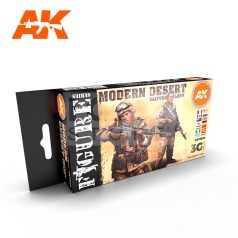   AK Interactive MODERN DESERT UNIFORM COLORS festék szett AK11630