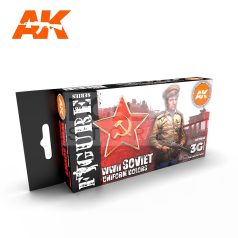   AK Interactive WWII SOVIET UNIFORM COLORS festékszett AK11635