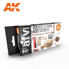   AK Interactive VEHICLE AND TANK ACCESSORIES festékszett AK11647