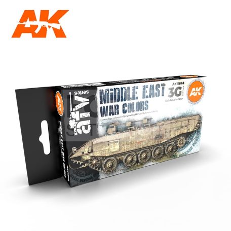 AK Interactive MIDDLE EAST WAR COLORS festék szett AK11648