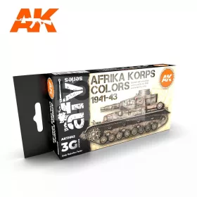   AK Interactive AFRIKA KORPS COLORS 1941-43 festékszett AK11652