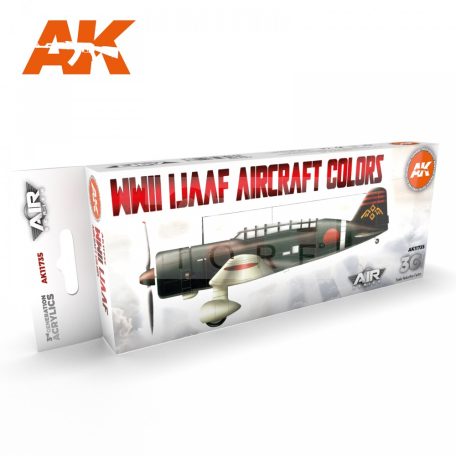 AK Interactive WWII IJAAF AIRCRAFT COLORS festékszett AK11735