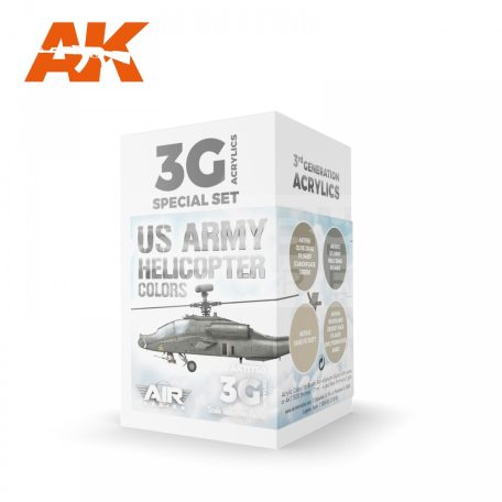 AK Interactive US Army Helicopter Colors festék szett AK11750