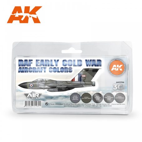 AK Interactive Early Cold War RAF Aircraft Colors festék szett AK11756