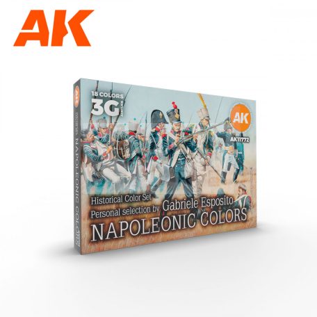 AK Interactive SIGNATURE SET – HISTORICAL COLOR SET – NAPOLEONIC COLORS - festékszett AK11772