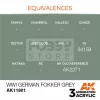 AK-Interactive Acrylics 3rd generation WWI German Fokker Grey  AIR SERIES akrilfesték AK11801