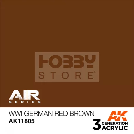 AK-Interactive Acrylics 3rd generation WWI German Red Brown AIR SERIES akrilfesték AK11805