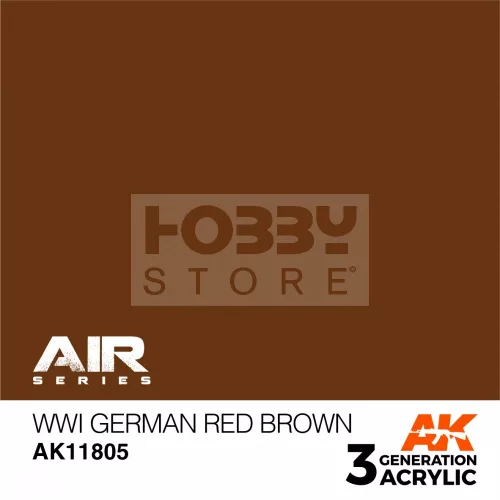 AK-Interactive Acrylics 3rd generation WWI German Red Brown AIR SERIES akrilfesték AK11805