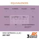 AK-Interactive Acrylics 3rd generation WWI German Lilac AIR SERIES akrilfesték AK11807