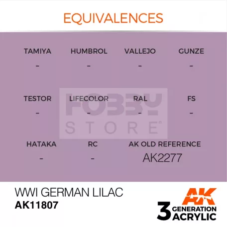 AK-Interactive Acrylics 3rd generation WWI German Lilac AIR SERIES akrilfesték AK11807