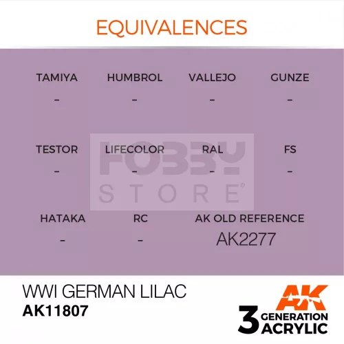 AK-Interactive Acrylics 3rd generation WWI German Lilac AIR SERIES akrilfesték AK11807