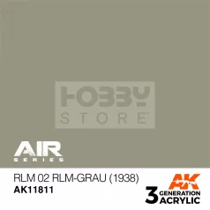   AK-Interactive Acrylics 3rd generation RLM 02 RLM-Grau (1938) AIR SERIES akrilfesték AK11811