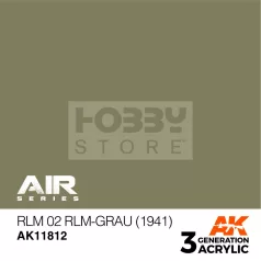   AK-Interactive Acrylics 3rd generation RLM 02 RLM-Grau (1941) AIR SERIES akrilfesték AK11812