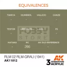 AK-Interactive Acrylics 3rd generation RLM 02 RLM-Grau (1941) AIR SERIES akrilfesték AK11812