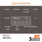 AK-Interactive Acrylics 3rd generation RLM 61 AIR SERIES akrilfesték AK11814