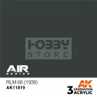 AK-Interactive Acrylics 3rd generation RLM 66 (1938) AIR SERIES akrilfesték AK11819