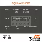 AK-Interactive Acrylics 3rd generation RLM 72 AIR SERIES akrilfesték AK11823