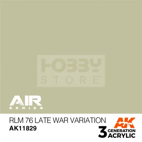 AK-Interactive Acrylics 3rd generation RLM 76 Late War Variation AIR SERIES akrilfesték AK11829
