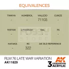 AK-Interactive Acrylics 3rd generation RLM 76 Late War Variation AIR SERIES akrilfesték AK11829