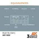 AK-Interactive Acrylics 3rd generation RLM 78 (1941) AIR SERIES akrilfesték AK11830