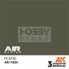 AK-Interactive Acrylics 3rd generation RLM 80 AIR SERIES akrilfesték AK11834