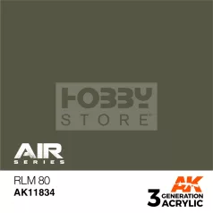   AK-Interactive Acrylics 3rd generation RLM 80 AIR SERIES akrilfesték AK11834
