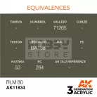 AK-Interactive Acrylics 3rd generation RLM 80 AIR SERIES akrilfesték AK11834