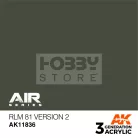 AK-Interactive Acrylics 3rd generation RLM 81 Version 2 AIR SERIES akrilfesték AK11836