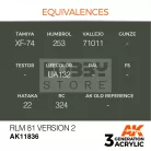 AK-Interactive Acrylics 3rd generation RLM 81 Version 2 AIR SERIES akrilfesték AK11836