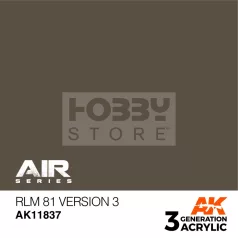   AK-Interactive Acrylics 3rd generation RLM 81 Version 3 AIR SERIES akrilfesték AK11837