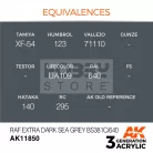 AK-Interactive Acrylics 3rd generation RAF Extra Dark Sea Grey BS381C/640 AIR SERIES akrilfesték AK11850