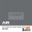 AK-Interactive Acrylics 3rd generation RAF Dark Sea Grey BS381C/638 AIR SERIES akrilfesték AK11851