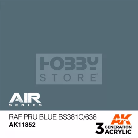 AK-Interactive Acrylics 3rd generation RAF PRU Blue BS381C/636 AIR SERIES akrilfesték AK11852