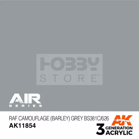 AK-Interactive Acrylics 3rd generation RAF Camouflage (Barley) Grey BS381C/626 AIR SERIES akrilfesték AK11854
