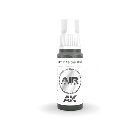 AK-Interactive Acrylics 3rd generation Bronze Green AIR SERIES akrilfesték AK11857