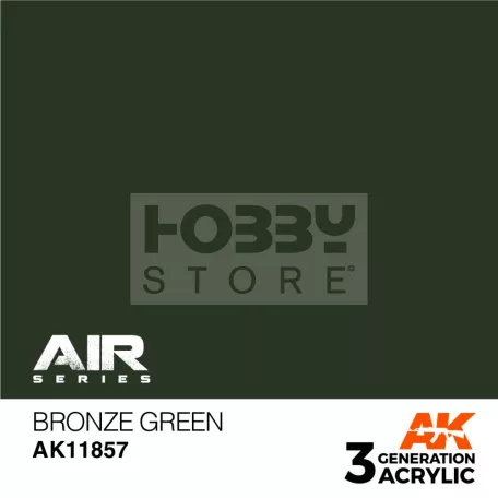 AK-Interactive Acrylics 3rd generation Bronze Green AIR SERIES akrilfesték AK11857