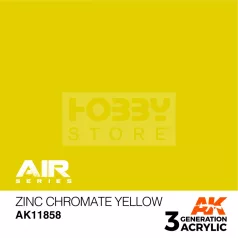   AK-Interactive Acrylics 3rd generation Zinc Chromate Yellow AIR SERIES akrilfesték AK11858