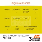 AK-Interactive Acrylics 3rd generation Zinc Chromate Yellow AIR SERIES akrilfesték AK11858
