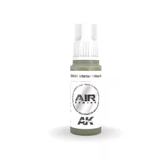   AK-Interactive Acrylics 3rd generation US Interior Yellow Green AIR SERIES akrilfesték AK11859