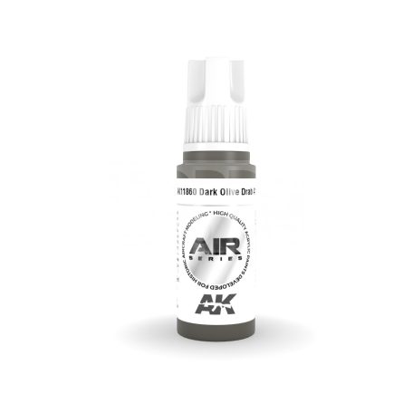 AK-Interactive Acrylics 3rd generation Dark Olive Drab 41 AIR SERIES akrilfesték AK11860