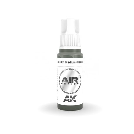 AK-Interactive Acrylics 3rd generation Medium Green 42 AIR SERIES akrilfesték AK11861