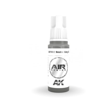 AK-Interactive Acrylics 3rd generation Neutral Grey 43 AIR SERIES akrilfesték AK11862