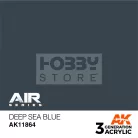 AK-Interactive Acrylics 3rd generation Deep Sea Blue AIR SERIES akrilfesték AK11864