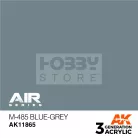 AK-Interactive Acrylics 3rd generation M-485 Blue-Grey AIR SERIES akrilfesték AK11865