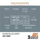 AK-Interactive Acrylics 3rd generation M-485 Blue-Grey AIR SERIES akrilfesték AK11865