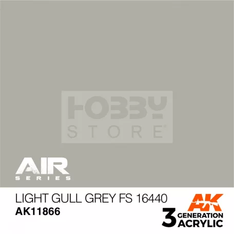 AK-Interactive Acrylics 3rd generation Light Gull Grey FS 16440 AIR SERIES akrilfesték AK11866