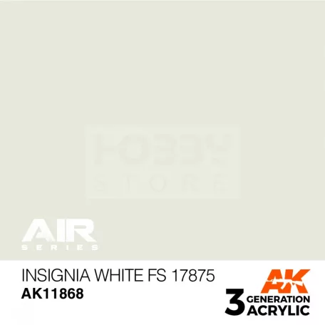 AK-Interactive Acrylics 3rd generation Insignia White FS 17875 AIR SERIES akrilfesték AK11868