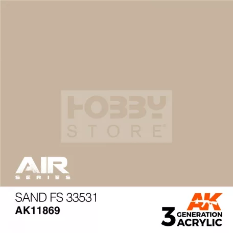 AK-Interactive Acrylics 3rd generation Sand FS 33531 AIR SERIES akrilfesték AK11869