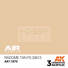   AK-Interactive Acrylics 3rd generation Radome Tan FS 33613 AIR SERIES akrilfesték AK11870