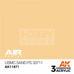  AK-Interactive Acrylics 3rd generation USMC Sand FS 33711 AIR SERIES akrilfesték AK11871